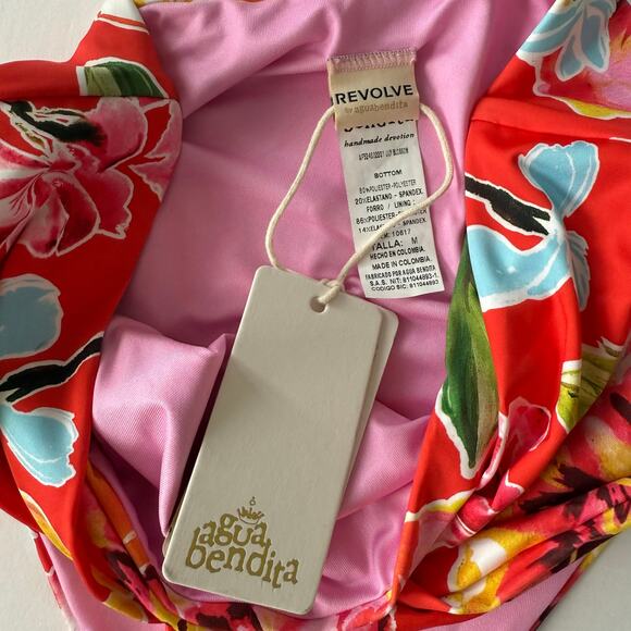 Agua Bendita x Revolve Lily Blossom Bottom Size M NWT - Picture 3 of 6